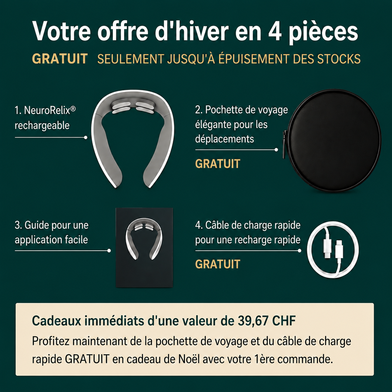 -neuroRelix®Pro 3-en-1 Solution contre les acouphènes