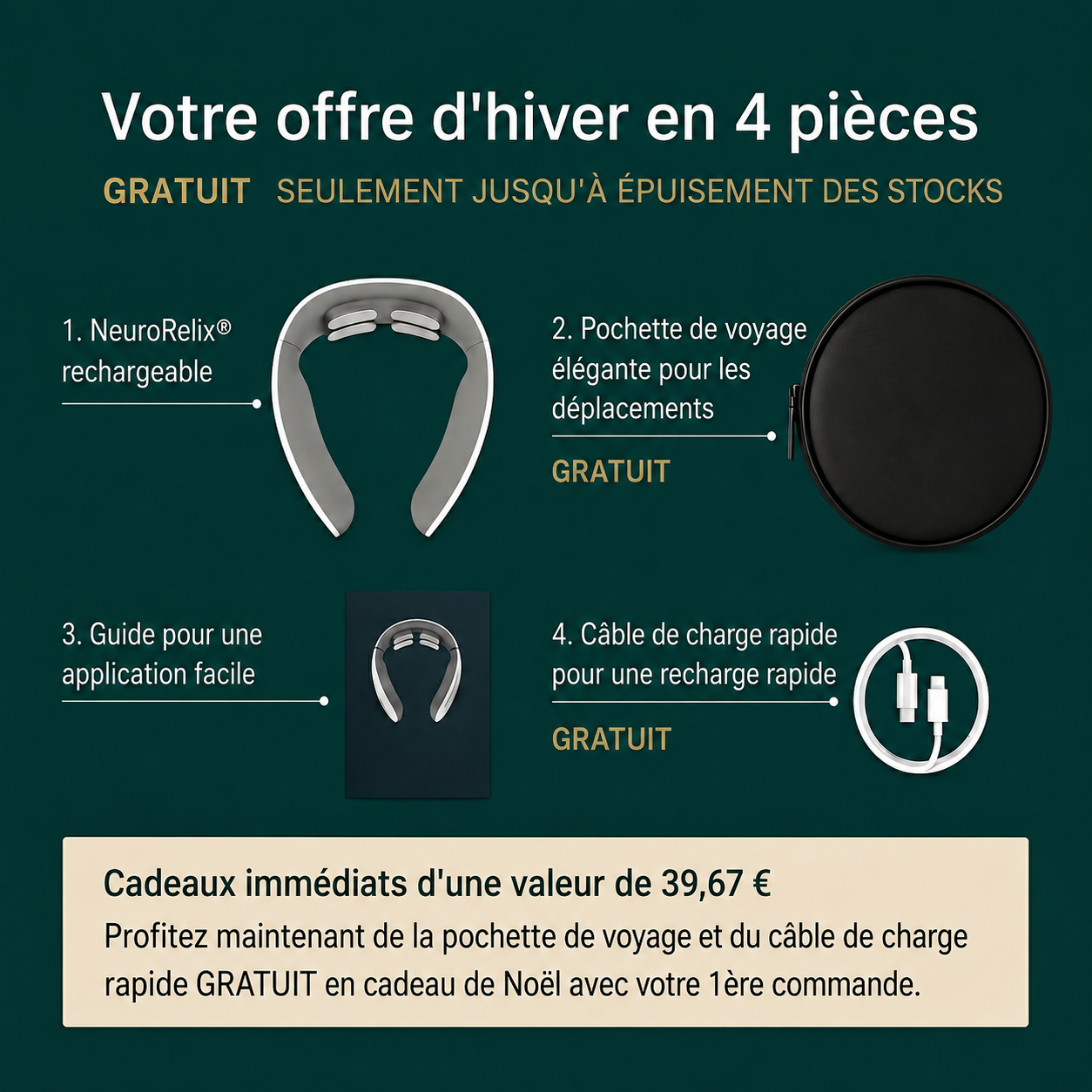 NeuroRelix®Pro 3-en-1 Solution contre les acouphènes