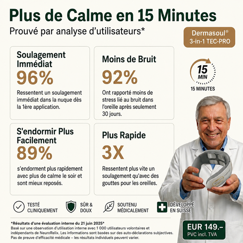 -Dermasoul® Solution 3-en-1 contre les acouphènes-